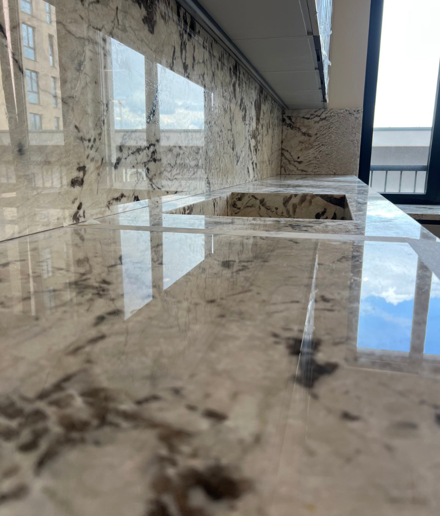 Естествен камък Snow White